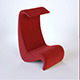 3d model Armchair Vitra amoebe highback - 3DOcean Item for Sale