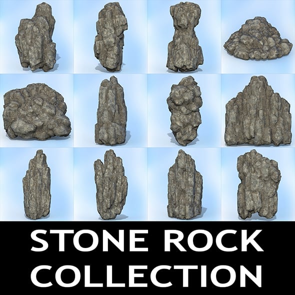 Game Ready Realistic Rock Collection