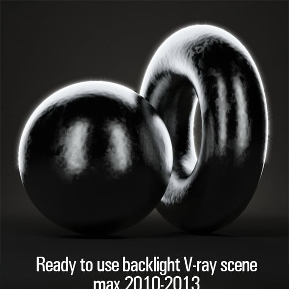 Ready to use backlight V-ray scene