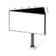 Rectangular Advertising Three Side Billboard - outdoor street sign banner - 3DOcean Item for Sale