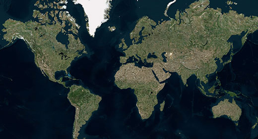 Satellite Map Animation 4K