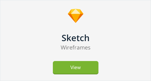 Sketch Wireframes