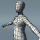 Low Poly Teenage Girl Base Mesh - 3DOcean Item for Sale