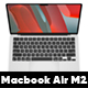 Macbook Air M2 (13 Inch) 3D Model for Element 3D & Cinema 4D - 3DOcean Item for Sale