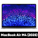 MacBook Air M4 (2025) 13" 3D Model for Element 3D & Cinema 4D - 3DOcean Item for Sale