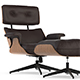 Recliner Leather & Wood Chair 3D Model for Cinema 4D & Element 3D - 3DOcean Item for Sale