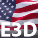 Waving Flag 3D Scenes for Element 3D & Cinema 4D - 3DOcean Item for Sale
