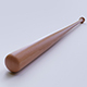 Baseball Bat Low-poly 3D Model - 3DOcean Item for Sale