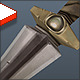 Low Poly Simple Short Sword 01 - 3DOcean Item for Sale