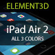 Element3D - iPad Air 2 - 3DOcean Item for Sale