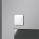 White Round Square Fridge Magnet - Rectangle Magnetic Souvenir - 3DOcean Item for Sale