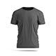 Black Men's T-Shirt - Melange Wrinkled Tshirt - 3DOcean Item for Sale