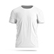 White Men's T-Shirt - Melange Wrinkled Tshirt - 3DOcean Item for Sale