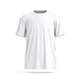 White Oversized T-Shirt - men's wrinkled crewneck tshirt - 3DOcean Item for Sale