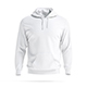 White Hoodie - sports sweatshirt with hood - 3DOcean Item for Sale