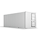 White Cargo Container - shipping steel box - 3DOcean Item for Sale