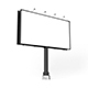 Rectangular Advertising Street Billboard - outdoor sign banner - 3DOcean Item for Sale