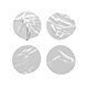 Adhesive Sticker Tape Set - round scotch piece - 3DOcean Item for Sale