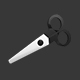 Black Color Scissor - 3DOcean Item for Sale
