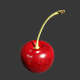 Realistic Red Cherry Fruit - 3DOcean Item for Sale