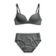 Women's Lingerie Black Set With Slip - Female Bikini Underpants With Brassiere - 3DOcean Item for Sale