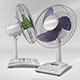 Desk Fan Model - 3DOcean Item for Sale