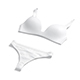 Women's Lingerie White Set - Underwear Bra With Tankini String Panties - 3DOcean Item for Sale