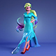 Elsa - Frozen Fan art 3D print model - 3DOcean Item for Sale