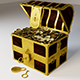 Chest With Gold Coins 3d Model - 3DOcean Item for Sale