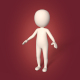 Cartoon Man - Stickman - 3DOcean Item for Sale