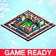 Cartoon Low Poly City Block 1 - 3DOcean Item for Sale
