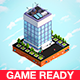 Cartoon Low Poly Office Building - 3DOcean Item for Sale