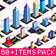 Low Poly Buildings City Pack 2 - 3DOcean Item for Sale