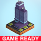 Cartoon Low Poly Business Center - 3DOcean Item for Sale