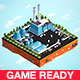 Cartoon Low Poly City Factory - 3DOcean Item for Sale
