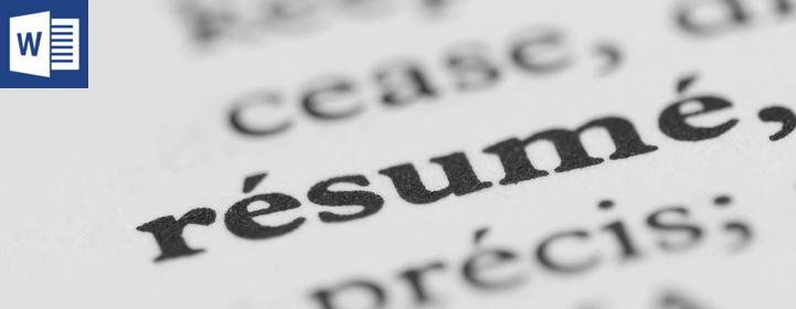 Resume Templates for Word