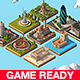 Cartoon Low Poly Europe Landmarks Pack - 3DOcean Item for Sale