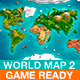 Cartoon Low Poly Earth World Map 2.0 - 3DOcean Item for Sale
